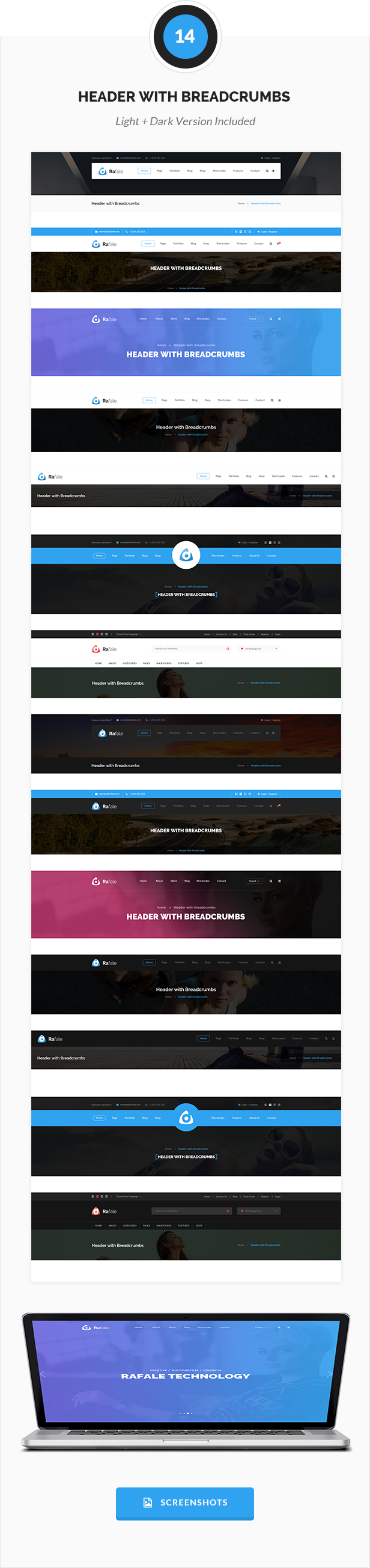 Rafale - Multipurpose PSD Template Design By Webstrot