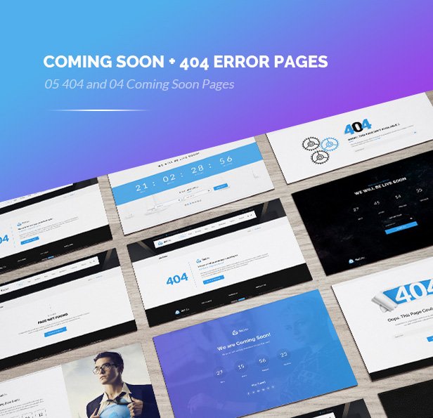 StepUp Multipurpose All in One PSD Template - 5
