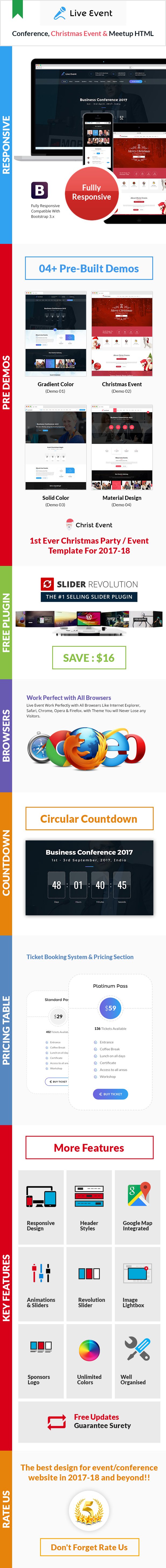 Live Event - Conference & Meetup HTML Template