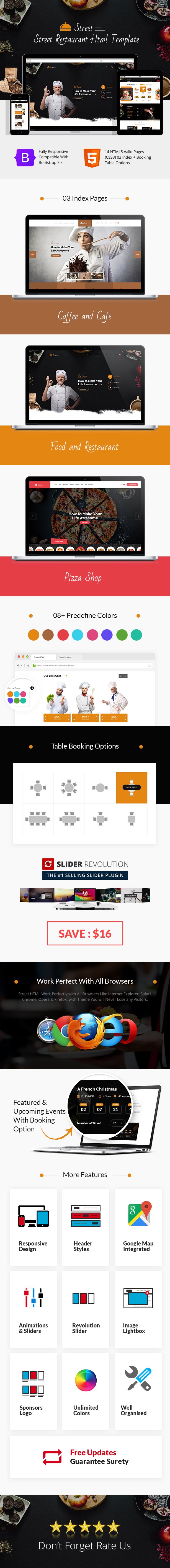 Street - Fast Food & Restaurant HTML Template